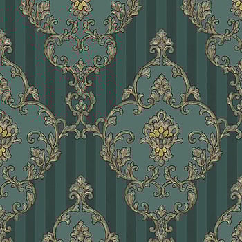 Galerie Wallcoverings Product Code 4605 - Italian Glamour Wallpaper Collection - Green Colours -  