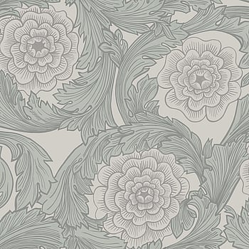 Galerie Wallcoverings Product Code 51008 - Blomstermala Wallpaper Collection - Grey Colours -  