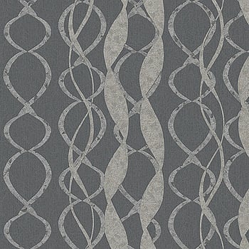 Galerie Wallcoverings Product Code 58119 - Geo Wallpaper Collection - Black Gold Silver Colours -  