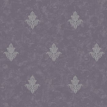 Galerie Wallcoverings Product Code 7018 - Emporium Wallpaper Collection - Purple Silver Colours -  