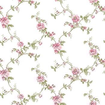 Galerie Wallcoverings Product Code 84033 - Cottage Chic Wallpaper Collection - Pink Colours -  