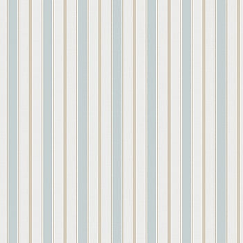 Galerie Wallcoverings Product Code 9816-5 - Essential Stripes Wallpaper Collection - Blue Beige Colours -  