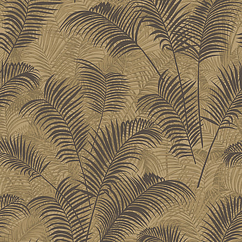 Galerie Wallcoverings Product Code BL22761 - Botanica Wallpaper Collection - Yellow Gold Dark Brown Colours -  