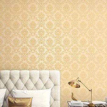Galerie Wallcoverings Product Code CI38215 - Classic Silks 4 Wallpaper Collection - Drk. Cream Colours -  