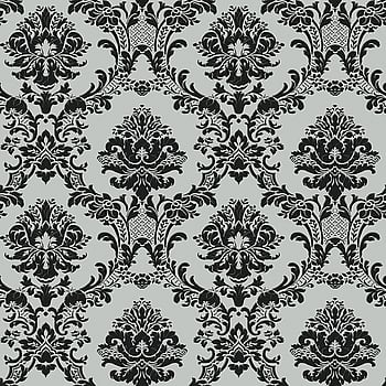 Galerie Wallcoverings Product Code CI38219 - Classic Silks 4 Wallpaper Collection - Silver, Black Colours -  