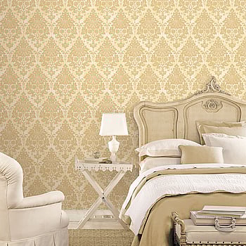 Galerie Wallcoverings Product Code CI38222 - Classic Silks 4 Wallpaper Collection - Drk. Cream, Tan, Gold Colours -  