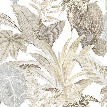 Galerie Wallcoverings Product Code CM27014 - Botanica Wallpaper Collection - Cream Grey Colours -  