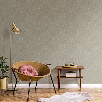 Galerie Wallcoverings Product Code DWP0247-06 - Emporium Wallpaper Collection - Grey Gold Colours -  
