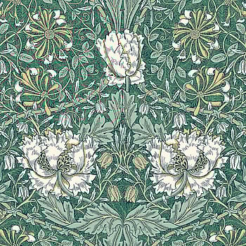 Galerie Wallcoverings Product Code ET12604 - Arts and Crafts Wallpaper Collection - Green Tan Cream Colours -  