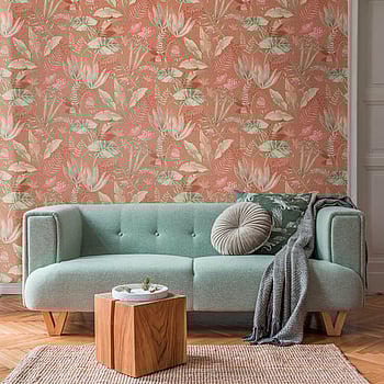 Galerie Wallcoverings Product Code FL61122 - Flourish Wallpaper Collection - Beige/Green Colours -  