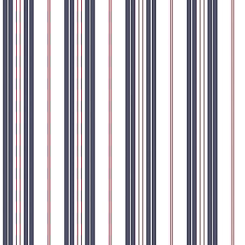 Galerie Wallcoverings Product Code G23061 - Deauville 2 Wallpaper Collection - Navy Blue Red White Colours -  