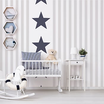 Galerie Wallcoverings Product Code G23338 - Deauville 2 Wallpaper Collection - Grey Beige White Colours -  