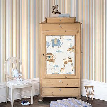 Galerie Wallcoverings Product Code G56040 - Just 4 Kids 2 Wallpaper Collection - Blue Beige Colours -  