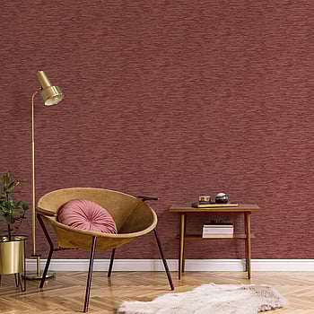 Galerie Wallcoverings Product Code G56590 - Texstyle Wallpaper Collection - Terra Cotta Red Rose Gold Colours -  