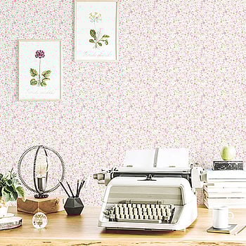 Galerie Wallcoverings Product Code G56669 - Small Prints Wallpaper Collection - Pink Green Cream Colours -  