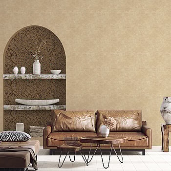 Galerie Wallcoverings Product Code G67760 - Natural FX 2 Wallpaper Collection - Russet, Black Colours -  
