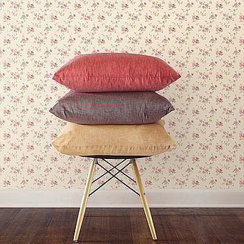 Galerie Wallcoverings Product Code G67893 - Miniatures 2 Wallpaper Collection - Red Cream Green Colours -  