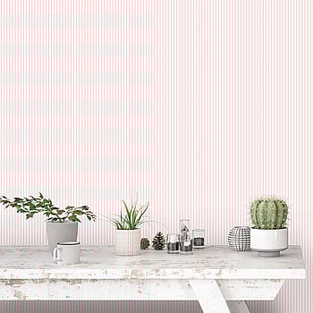 Galerie Wallcoverings Product Code G67912 - Miniatures 3 Wallpaper Collection - Pink White Colours -  