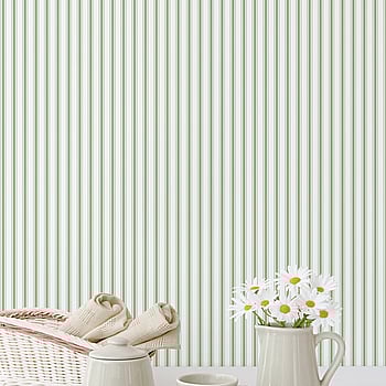 Galerie Wallcoverings Product Code G67928 - Miniatures 3 Wallpaper Collection - Green White Colours -  