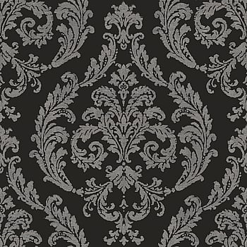 Galerie Wallcoverings Product Code G68676 - Palazzo 2 Wallpaper Collection - Black,Silver Grey Colours -  