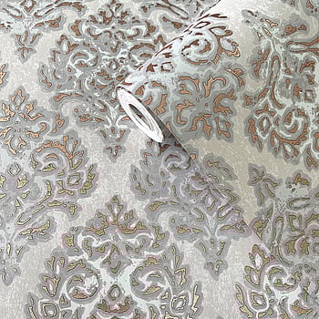 Galerie Wallcoverings Product Code MT2035 - Lustre Wallpaper Collection - Rose Gold Colours -  