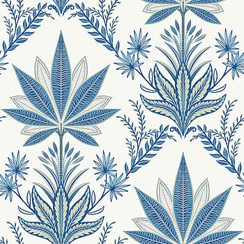 Galerie Wallcoverings Product Code TJ40102 - Mulberry Tree Wallpaper Collection - Blue Colours -  