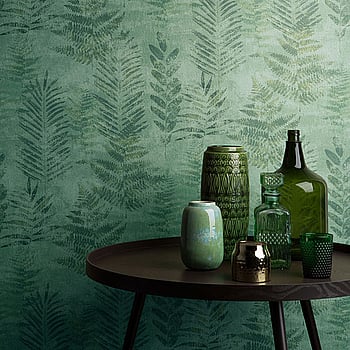Galerie Wallcoverings Product Code TP21261 - Passenger Wallpaper Collection - Dark Green Colours -  