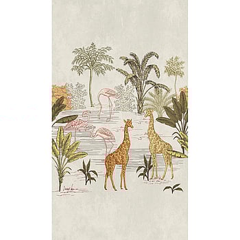 Galerie Wallcoverings Product Code WH45241M - Welcome Home Murals Wallpaper Collection - Beige, Yellow, Pink Colours -  