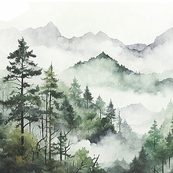 Galerie Wallcoverings Product Code WH45264M - Welcome Home Murals Wallpaper Collection - Grey, Green, White Colours -  